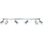 Ring spot bars flush 6 lumi�re chrome gu10 - sollux