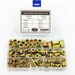 Rivet �crous en acier carbone inserts filet�s �crou aveugle inox t�te plate rivets m3 m4 m5 m6 m8 m10 ...