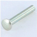 Rivet fores acier zingu� t�te goutte de suif 5x58