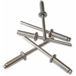 Rivets pop inox a2 aisi 304 � 3 a 6 - dtail : 4 x 18 - sachet 250
