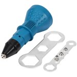 Riveteuse electrique, pistolet � rivets, adaptateur riveteuse en acier inoxydable pistolet � riveter ...