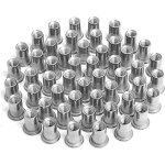 Rnemitery - 100 pi�ces �crou � sertir m4 m5 m6 m8, �crous de rivet insert filet�, �crous � sertir en ...