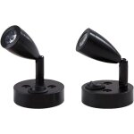 2 pièces 12v led spot lampe de lecture murale de chevet interrupteur réglable camping - car caravane ... 2 pièces 12v led spot lampe de lecture murale de chevet interrupteur réglable camping - car caravane ...