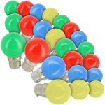 Rnemitery - lot de 24 ampoules led 1 w b22 guirlande guinguette ext�rieur led ampoule color�e ampoule ...