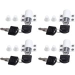 Rnemitery - 4pcs verrous de fen�tre porte coulissante patio embrailleur bloc baie vitr�e coulissante ...