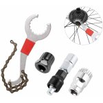 Fouet  chane multifonction outil de dmontage de cassette de vlo kit de rparation de vlo fouet de ...