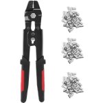 Outil de sertissage de cble mtallique pinces de pche une sertir swager crimpers avec kit de manchons ...