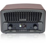 Roadstar - hra - 270d + bt radio numrique portable vintage dab + / fm bluetooth usb, stro, double ...