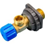 Robinet d'angle pour r�servoir de toilette 3 / 8 . compatible avec les raccords d'eau des r�servoirs ...