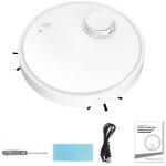 Robot aspirateur 3 en 1 avec fonction d'essuyage, aspirateur robot avec mode d'aspiration puissant 1. ...