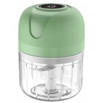 Robot de cuisine �lectrique - mini hachoir � ail sans fil - 250 ml - rechargeable par usb - amovible ...