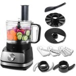 Robot culinaire topstrong, 800 w, hachoir, robot culinaire gris 2 l, hachoir multifonction, robot culinaire ...