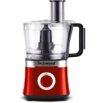 Robot multifonctions 800w - techwood tro - 6855 - 3 vitesses - rservoir 1, 5l - coloris rouge