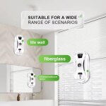 Robot nettoyeur de vitres automatique, robot laveur de vitres, 5600 pa, avec t�l�commande, navigation ...