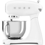 Robot p�tissier multifonctions 4. 8l 1000w blanc - smeg - smf05wheu
