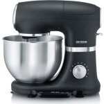 Severin - robot ptissier multifonction 5. 5l 1000w noir / inox km3898