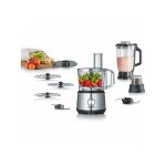 Severin - robot km3892 multifonctions - 1200 w - inox et noir - blender 1, 5 l - 2 vitesses + pulse