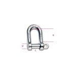Robur - manilles droites larges 8025 / s - 250 (25 pcs. ) Robur - manilles droites larges 8025 / s - 250 (25 pcs. )