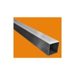 Le roi du fer - tube carr� aluminium 6060 - 2 metres, dimension - 40 x 40 mm, epaisseur 4 mm