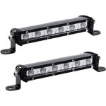 Roleader - 18cm 18w feux de recul led fin 12v, phare de travail led 12v, longue portee led projecteur ...