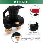 Roleader - 2 pi�ces coupe circuit batterie 12v / 24v interrupteur coupe batterie on / off coupe - batterie ...