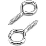 Roleader - aamunpa - lot de 60 piton � visser , 40 x 19 mm, vis � anneau , galvanis�s , pour quincaillerie, ...