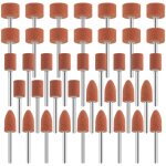 Roleader - jeu de 42 meules en oxyde d'aluminium mches de ponage avec tige de 1 / 8' compatible avec ...