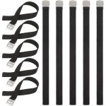 Roleader - sangle porte velo, 10 pcs 40cm sangle cliquet avec boucles � came alliage antirouille r�glable ...