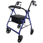 Rollator 4 roues aluminium