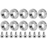 Rondelles de boulons de car�nage de moto m6, modification de voiture m6 joint de boulon licence antivol ...