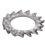 Rondelle - eventail - � dentures ext�rieures az - inox a4 �6 mm - bo�te de 200