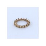 Vis express - rondelle ventail  dentures extrieures az m10 bichromat - 1 piece