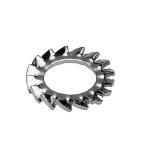 Rondelle �ventail � dentures ext�rieures az m8 acier zingu� - 100 pi�ces