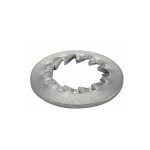 Rondelle - eventail - � dentures int�rieures - type bomb�e jzc - acier zn �4 mm - bo�te de 500