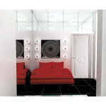 Rondissime - kit d'habillage de portes droit pour portes de 73 cm