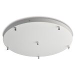 Bonetti illumina - rosace rosace multicâbles en fer laqué blanc diamètre 50 avec 6 trous h. 3 d. 50 bl290 ... Bonetti illumina - rosace rosace multicâbles en fer laqué blanc diamètre 50 avec 6 trous h. 3 d. 50 bl290 ...