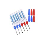 6pcs marqueurs trou profond, marqueur charpentier, stylo marqueur indlbile  pointe fine de 30 mm, ...