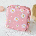 (rose) sac pour serviettes hygiéniques daisy, mignon, en forme de dessin animé, portable, grande capacité, ... (rose) sac pour serviettes hygiéniques daisy, mignon, en forme de dessin animé, portable, grande capacité, ...