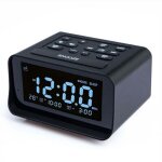 Rosemary - tigrezy radio - rveil numrique avec double chargeur usb pour chambre  coucher, volume d'alarme ...