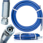 Rosfix tuyau pour pulv�risateur airless 3 / 8  10m ? 227 bar, raccords tournants, anti - torsion urethane ...