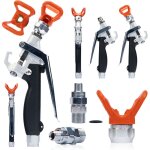 Rosfix pistolet airless blue monster ? 500 bar, filtre int�gr�, g�chette 4 doigts filetage 1 / 4  et ...