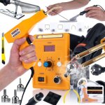 Rosfix station de soudage hot - air rosfix 858d + rosfix fer � souder + rosfix agrafeuse pour plastique ...