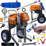 Rosfix tornado pro rtr5 ultraspray ? station de peinture airless 4000w, 22mpa, 6, 5l / min double pistolet ...