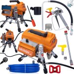 Rosfix tornado rt4 ultraspray ? station de peinture airless 3000w, 22mpa, 3, 2l / min double pistolet, ...