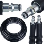 Rosfix tuyau haute pression 15m click connect ? nylon renforc�, 200 bar, 60�c r�sistant � l'abrasion ...
