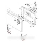 Rosieres - charniere de porte ( x1 ) pour lave vaisselle . . .