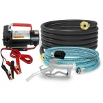 Rosvola - ej. life pompe  carburant 12v 155w - diesel / gasoil / huile / fioul - amorage automatique ...