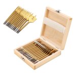 13 pièces foret à bois plat foret en acier à haute teneur en carbone 1 / 4 po tige hexagonale bêche foret ... 13 pièces foret à bois plat foret en acier à haute teneur en carbone 1 / 4 po tige hexagonale bêche foret ...