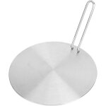 Adaptateur induction, 24cm diffuseur de chaleur disque adaptateur plaque de diffusion de chaleur en acier ...