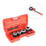 Coffret filires de plombier  tte interchangeable taraud coupe - tube 7 pices outil plomberie pour ...